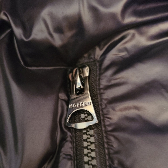 Norden Vegan Black Puffer Parka Coat Jacket Size‎ Small - Picture 6 of 12